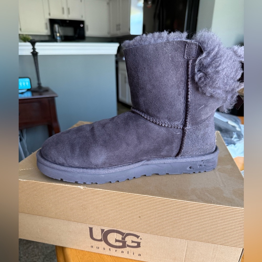 π UGG Purple classic mini boots π - Picture 2 of 4